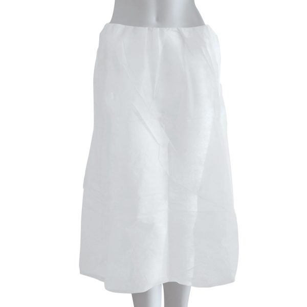 Εξεταστική φούστα λευκή 10τεμ