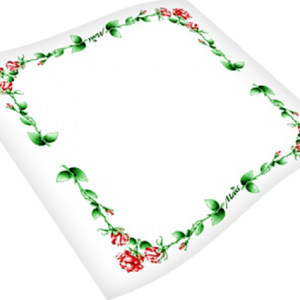 Τραπεζομάντηλο Λευκό Λουλούδι 100×130εκ 150τεμ